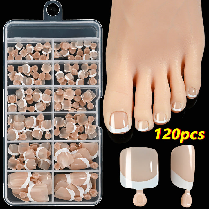 Premium French Tip Toenail Art Set Bowlift