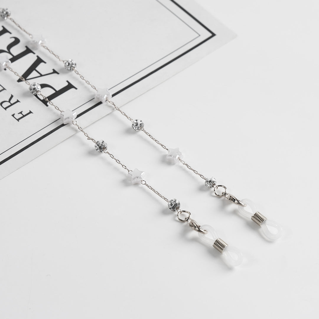 Elegantly Beaded Eyewear Chain Bowlift