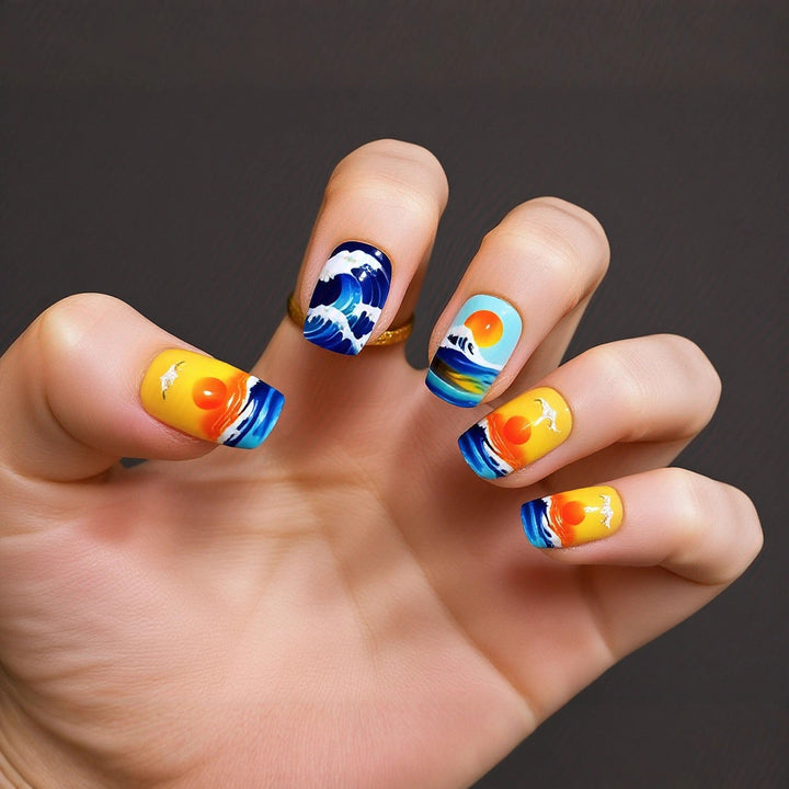 Artful Nail Extensions with Elegant Tips Bowlift