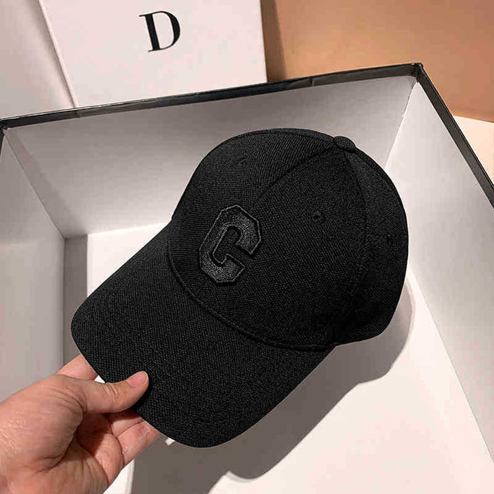 Men's Stylish Textured Cotton Baseball Cap Bowlift