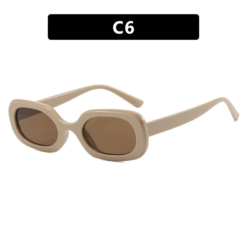 Women's oversized sunglasses with unusual pattern Bowlift