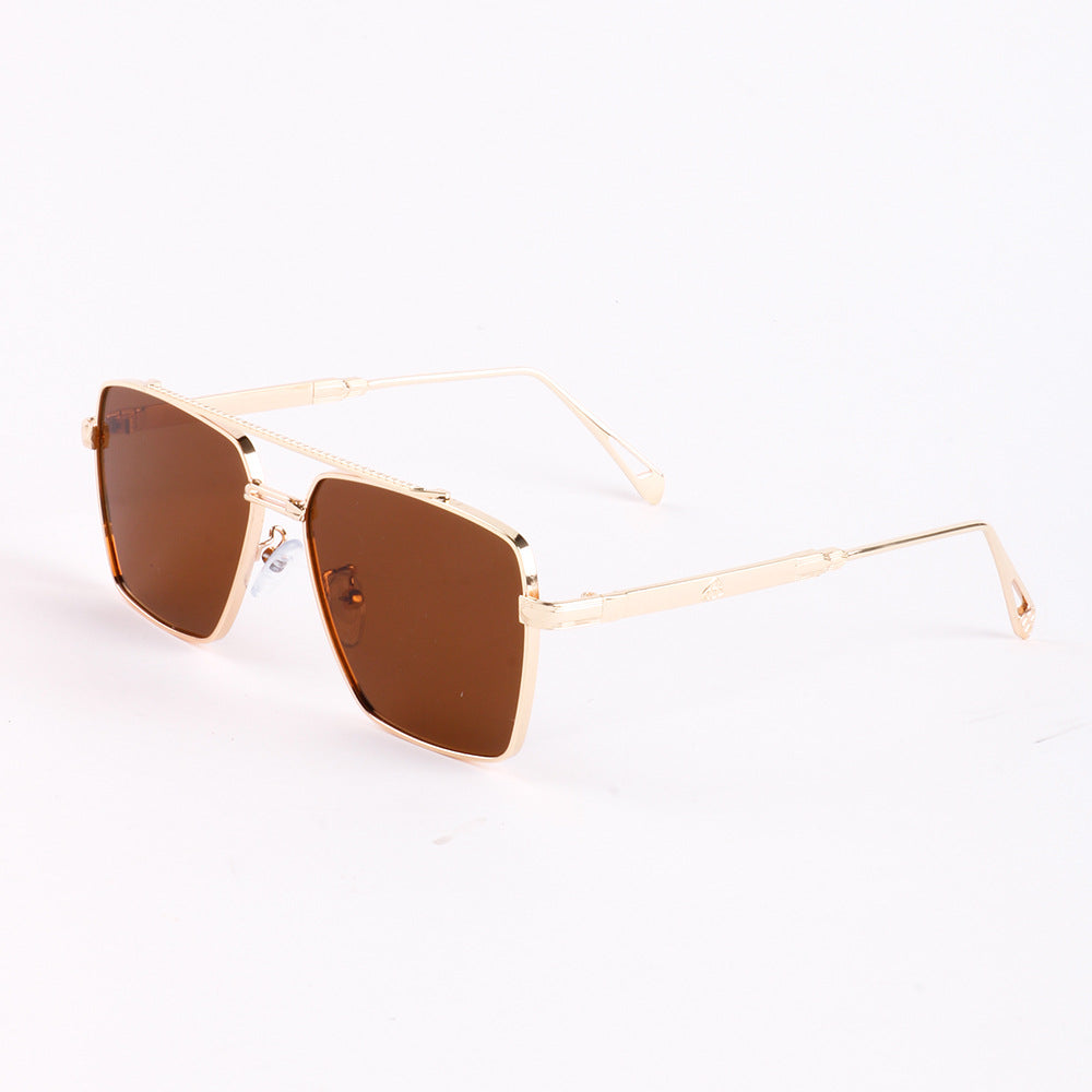 Women's oversized sunglasses with elegant metal frame Bowlift