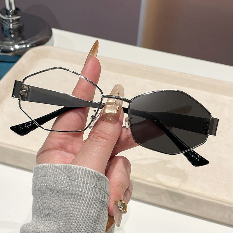 Women's fashionable sunglasses in elegant hexagonal design Bowlift