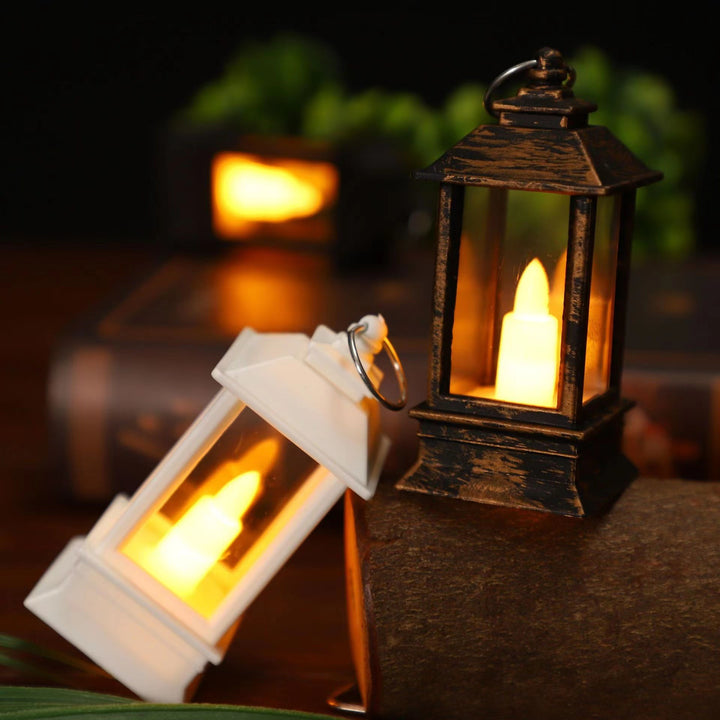 Compact LED Flicker Lantern Keychain and Tabletop Accent Bowlift