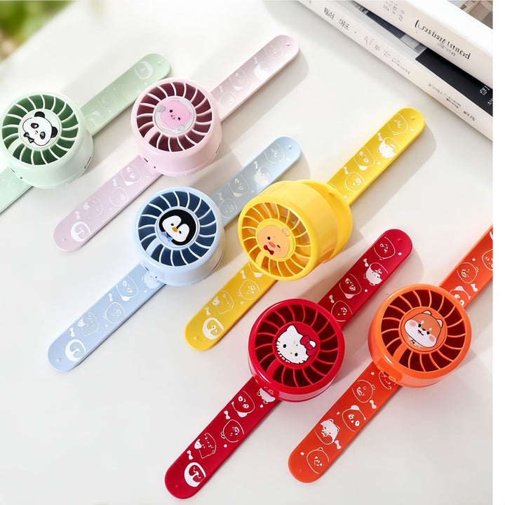 Women's Portable Spray Hand Fan in Cute Duck Design Bowlift