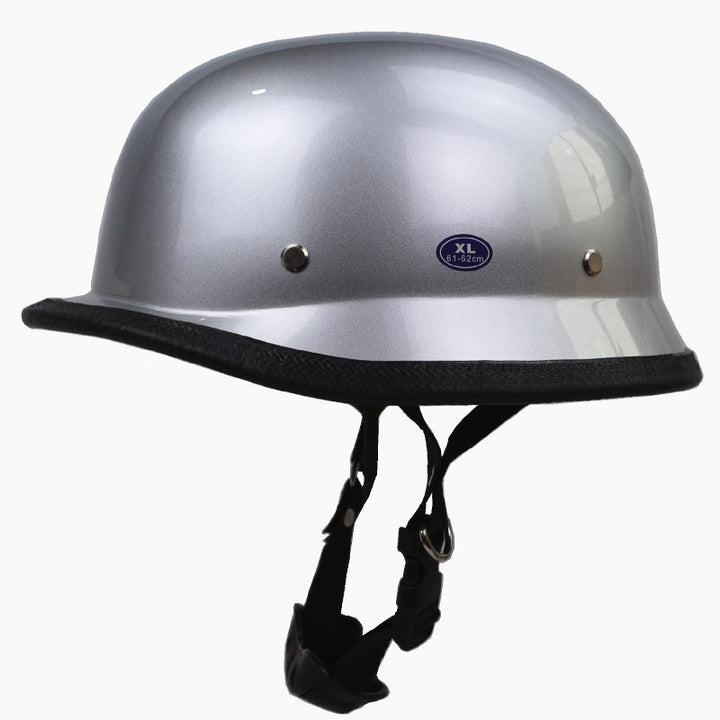 Vintage-Style Open-Face Motorcycle Helmet Bowlift