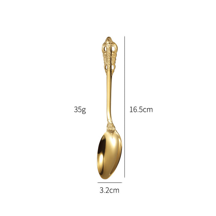 Elegant fish fork with artistic handle design Bowlift