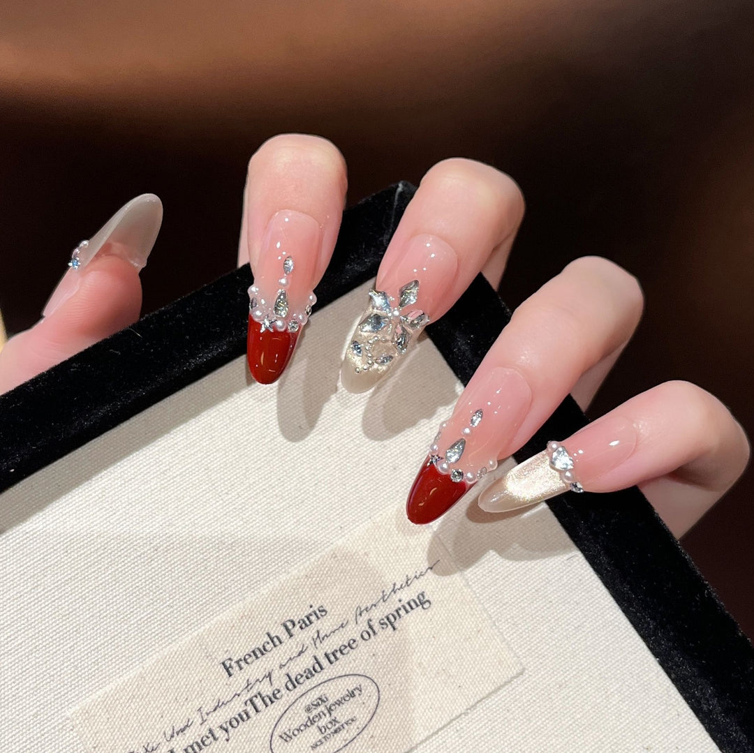 Artistic Glamour Press-On Nail Extensions Bowlift