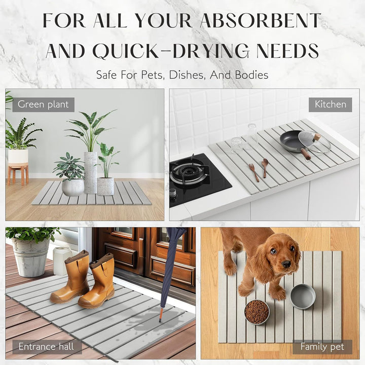 Multifunctional Kitchen Dish Draining Mat