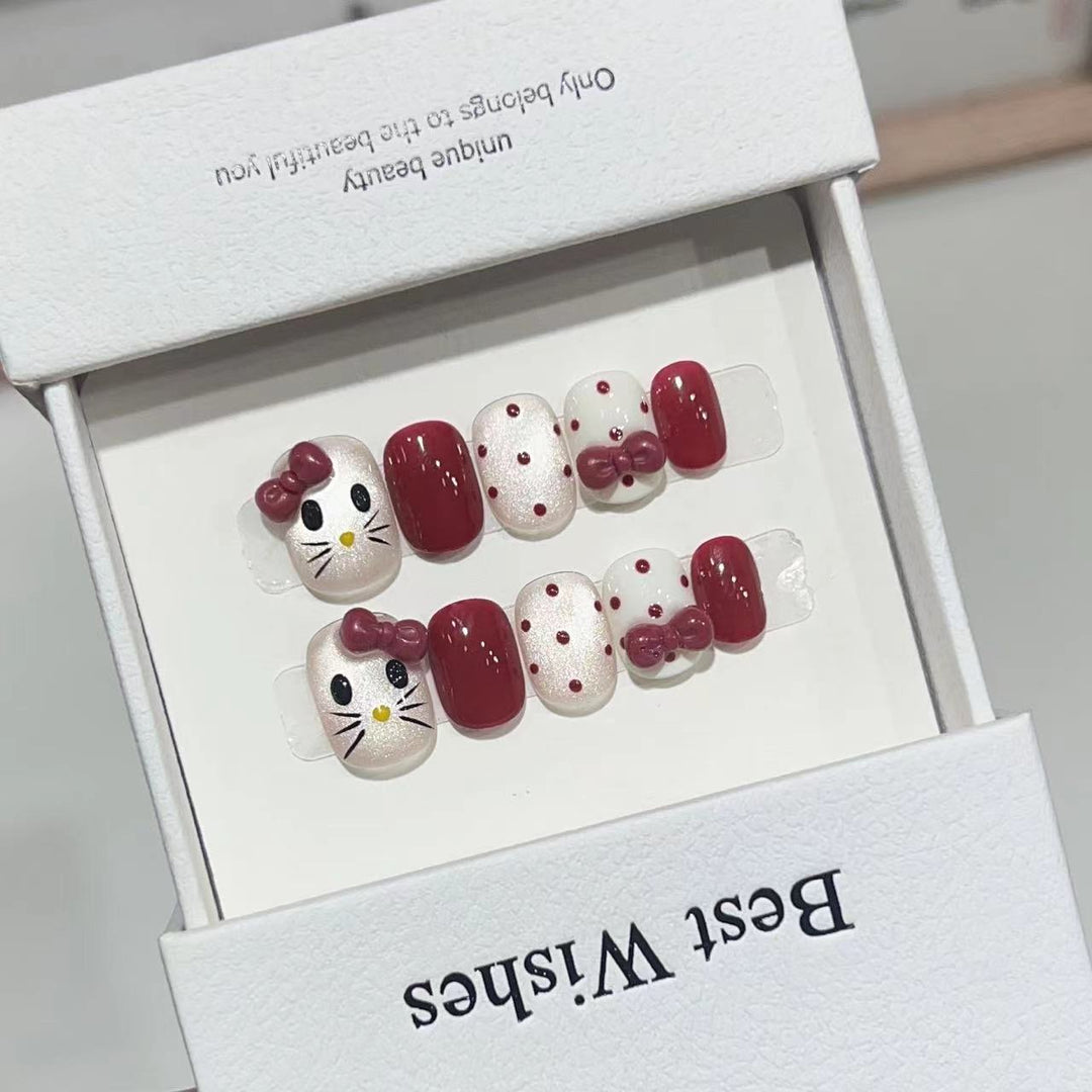 Cartoon Character Themed Nail Art Set Bowlift