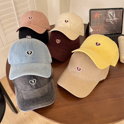 Women's Denim Baseball Cap Bowlift