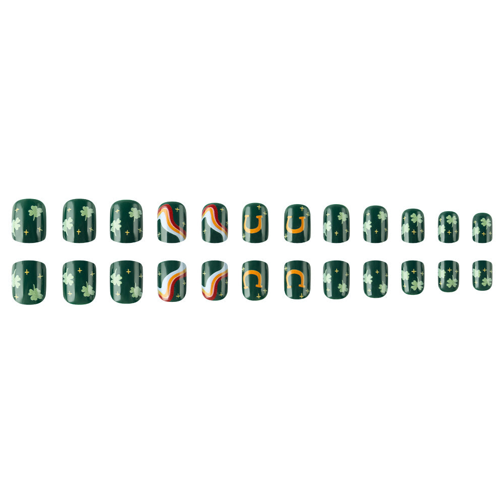 Artistic Illustrated Press-On Nails Bowlift