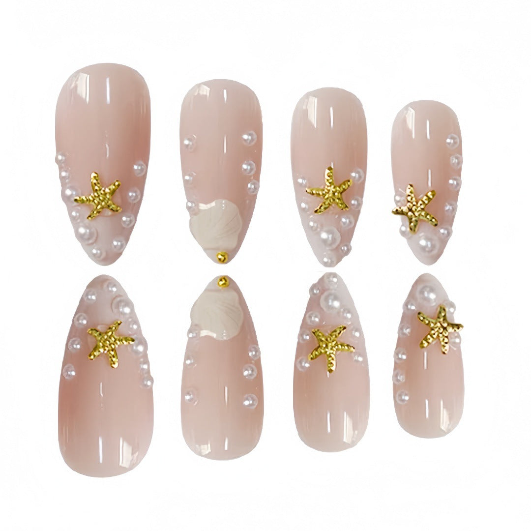 Shell-Inspired Nail Art Extensions Bowlift