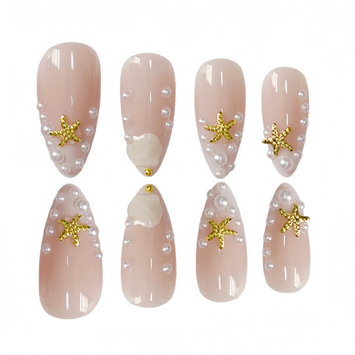 Shell-Inspired Nail Art Extensions Bowlift