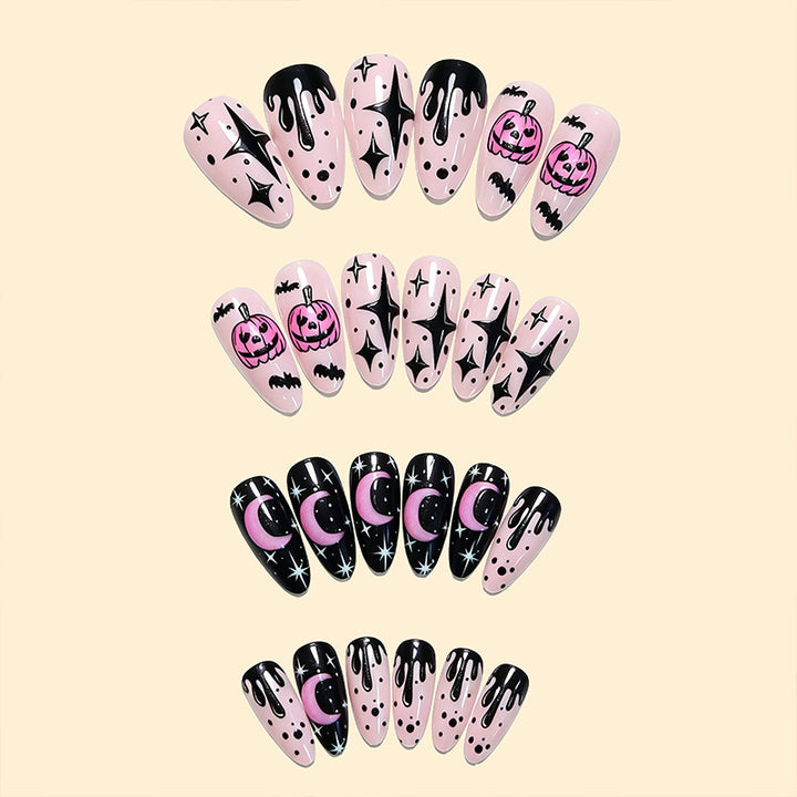 Creative Halloween Design Gel Nails Bowlift