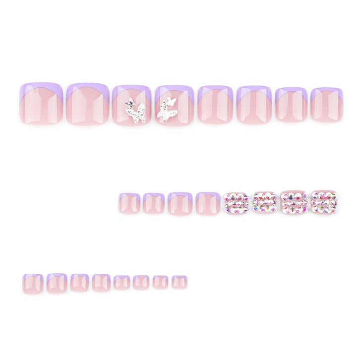 Nail art set with sparkling accents Bowlift