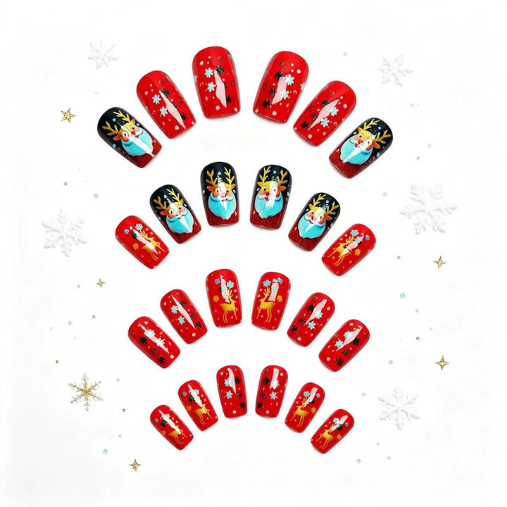 Creative Art Nails with Festive Christmas Design Bowlift