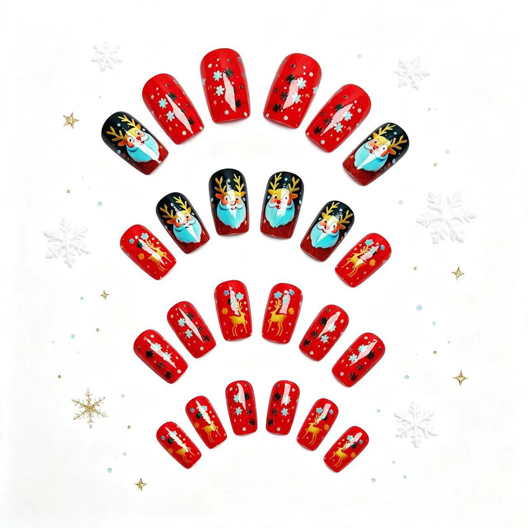 Christmas-Themed Nail Art Set Bowlift