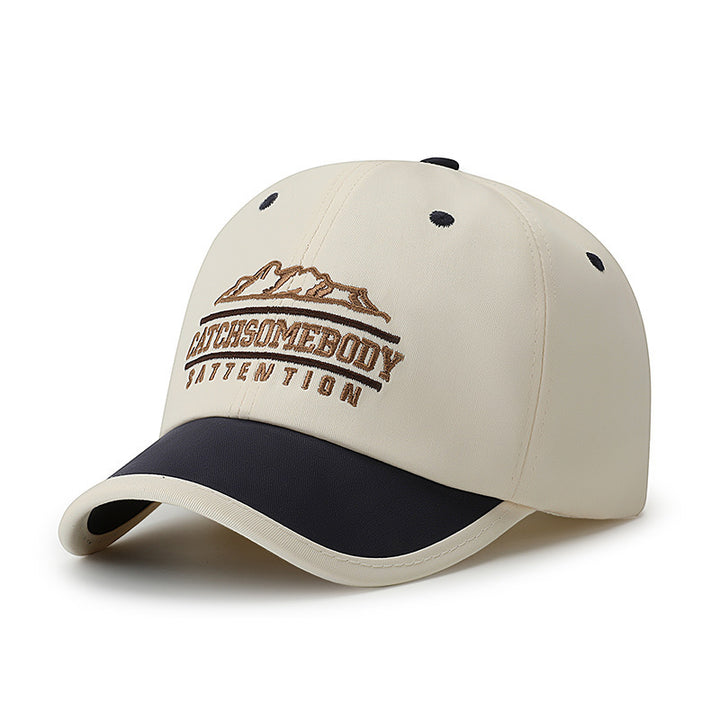 Women’s Sporty Leather Baseball Cap Bowlift