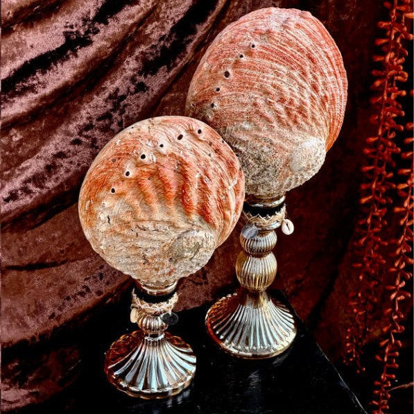 Decorative Marble-Inspired Candle Set