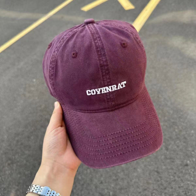 Men's Vintage-Style Cotton Baseball Cap Bowlift