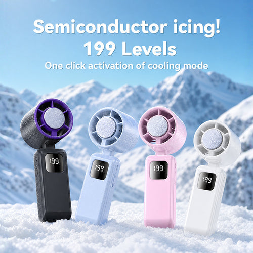 Women's Portable Mini Air Cooler with LED Display Bowlift