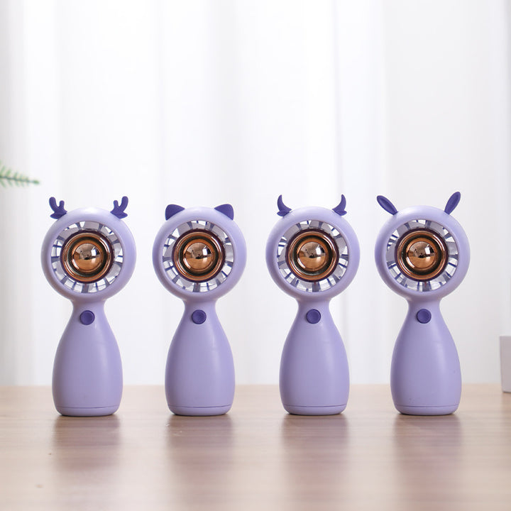 Women's portable mini fan with creative animal ears Bowlift