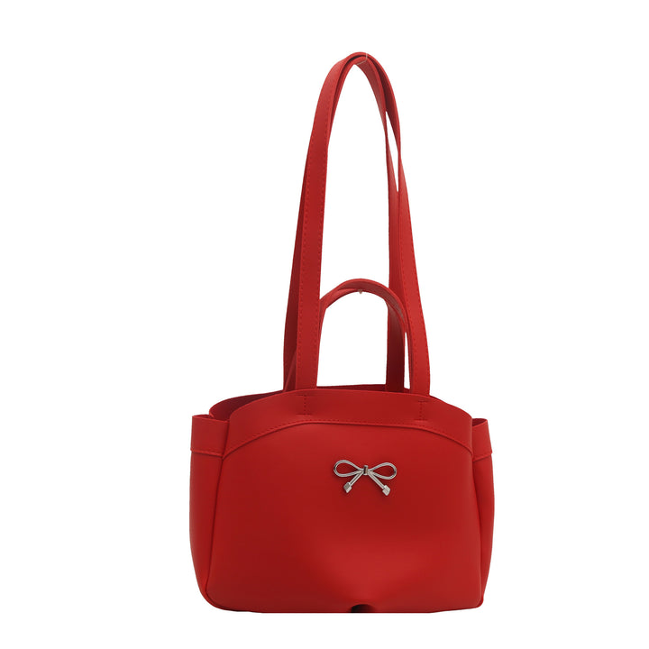 Elegant Bow Accent Handheld Tote Bag Bowlift