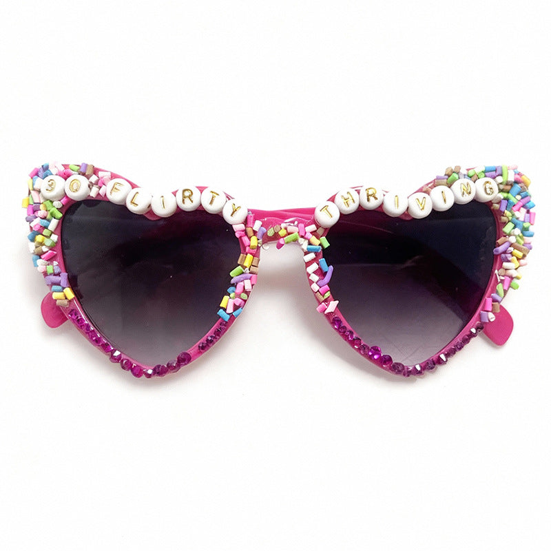 Statement Heart-Shaped Sunglasses Bowlift 1787141240