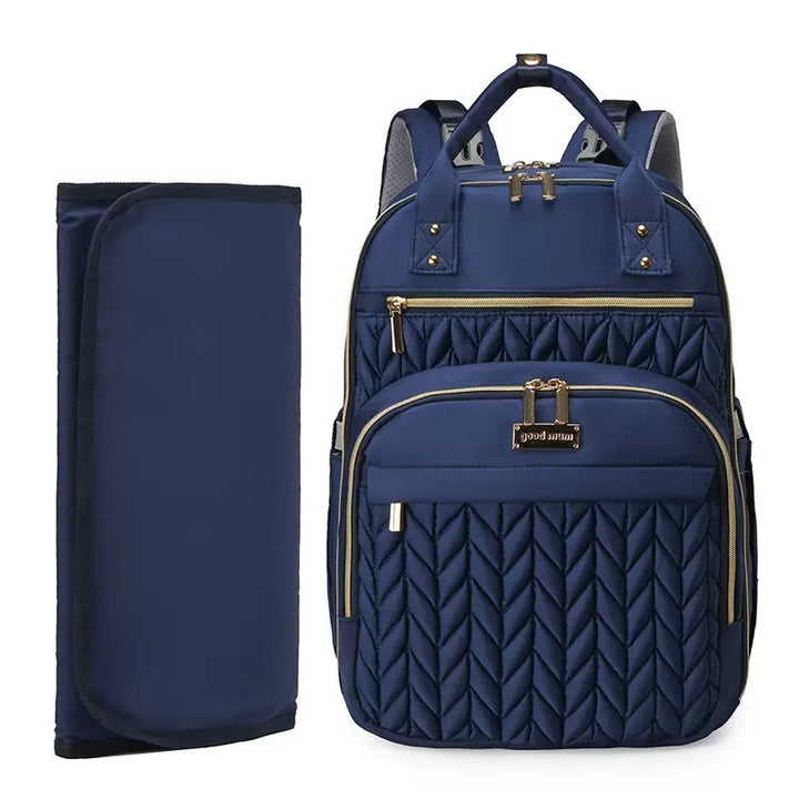Elegant and Spacious Backpack with Textured Design Bowlift