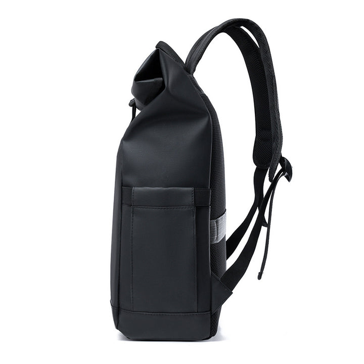 Waterproof Structured Roll-Top Backpack Bowlift