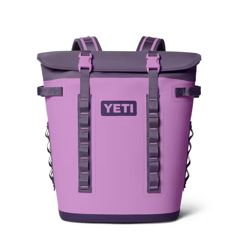 Unisex nan robust waterproof cooler backpack with roll closure and durable outer shell Bowlift