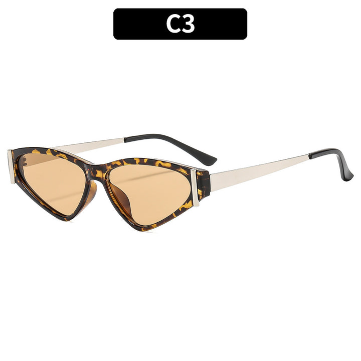 Retro-Inspired Triangular Sunglasses