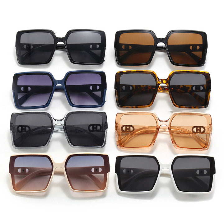 Women's oversized square sunglasses with elegant frame Bowlift