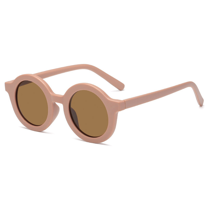 Women's stylish round sunglasses with modern plastic frame Bowlift