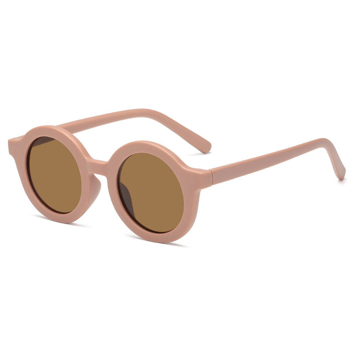 Women's stylish round sunglasses with modern plastic frame Bowlift