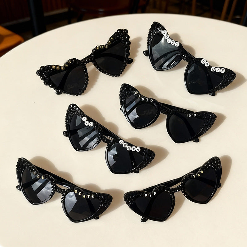 Statement Heart-Frame Sunglasses Bowlift