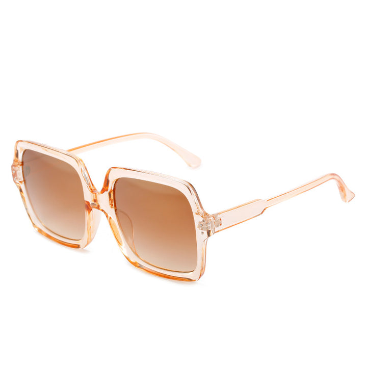 Ladies square fashionable sunglasses with polarized lenses Bowlift