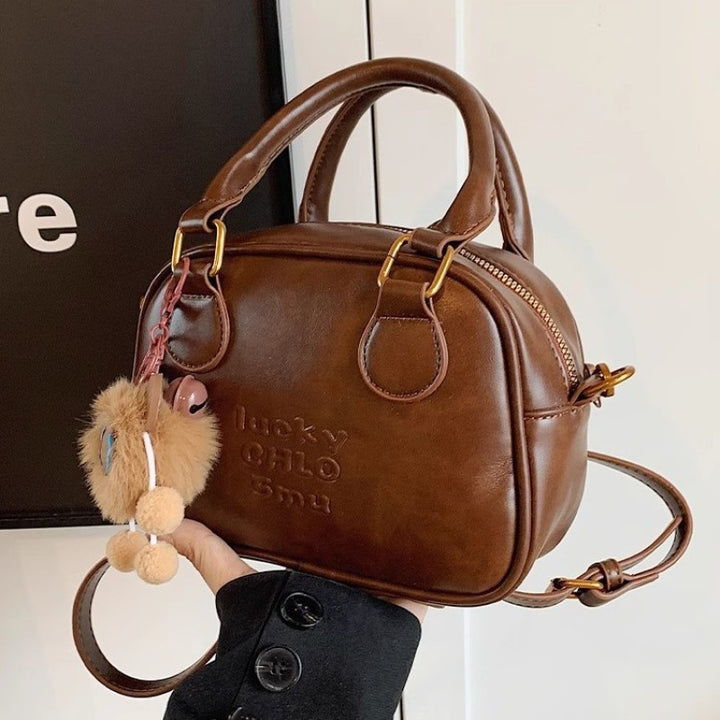 Sleek Structured Mini Shoulder Bag Bowlift