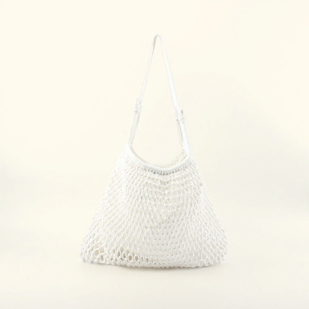 Net bag with flexible shape and stylish shoulder straps Bowlift
