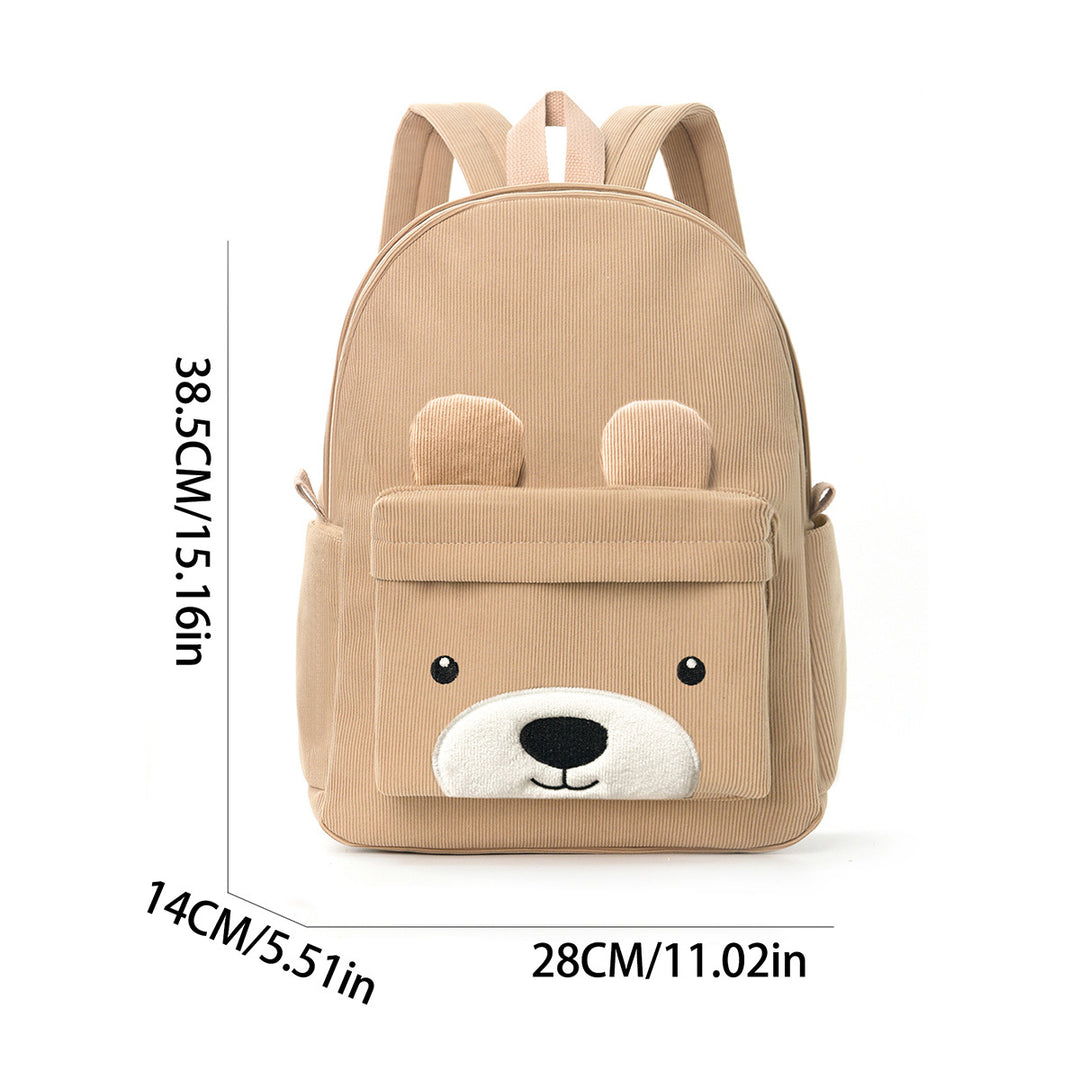 Children's backpack with playful bear motif Bowlift