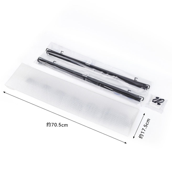 Unisex nan universal rain deflector set for side windows with mounting clips Bowlift