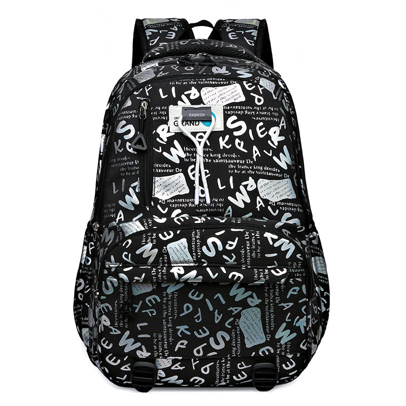 Trendy Graphic Print Backpack