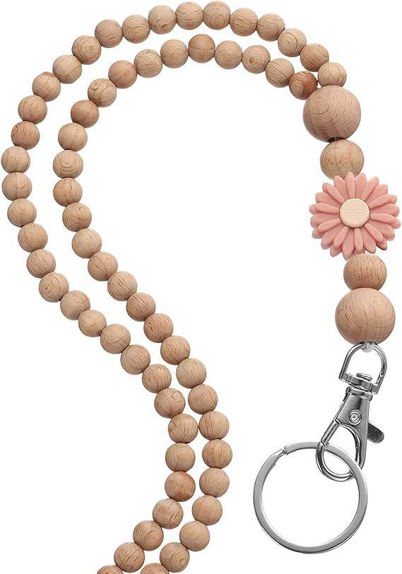 Decorative Beaded Keychain Lanyard Bowlift