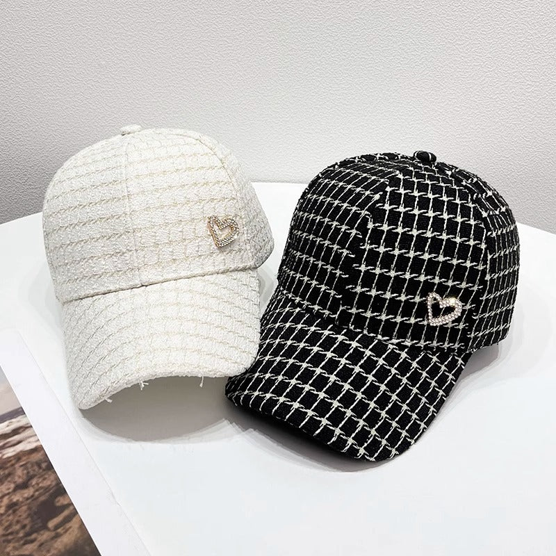 Women's Textured Fabric Baseball Cap Bowlift 1784084142