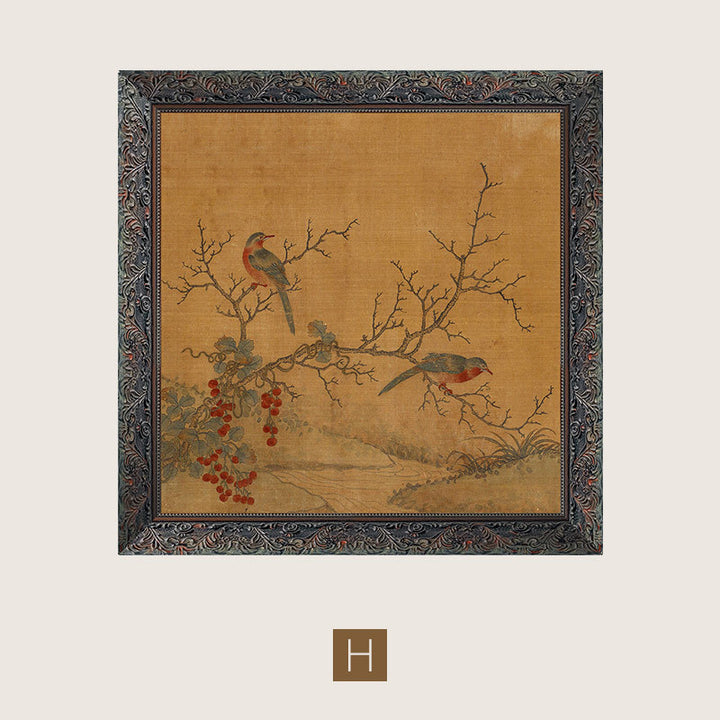 Vintage Botanical Framed Artwork