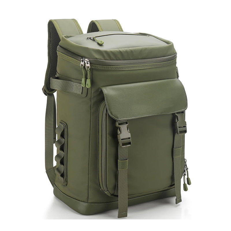 Insulated cooler backpack with side mesh pockets Bowlift