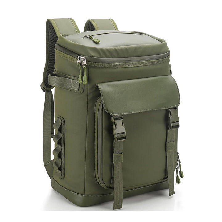 Insulated cooler backpack with side mesh pockets Bowlift