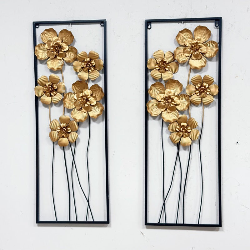 Artistic Floral Wall Metal Decor Bowlift