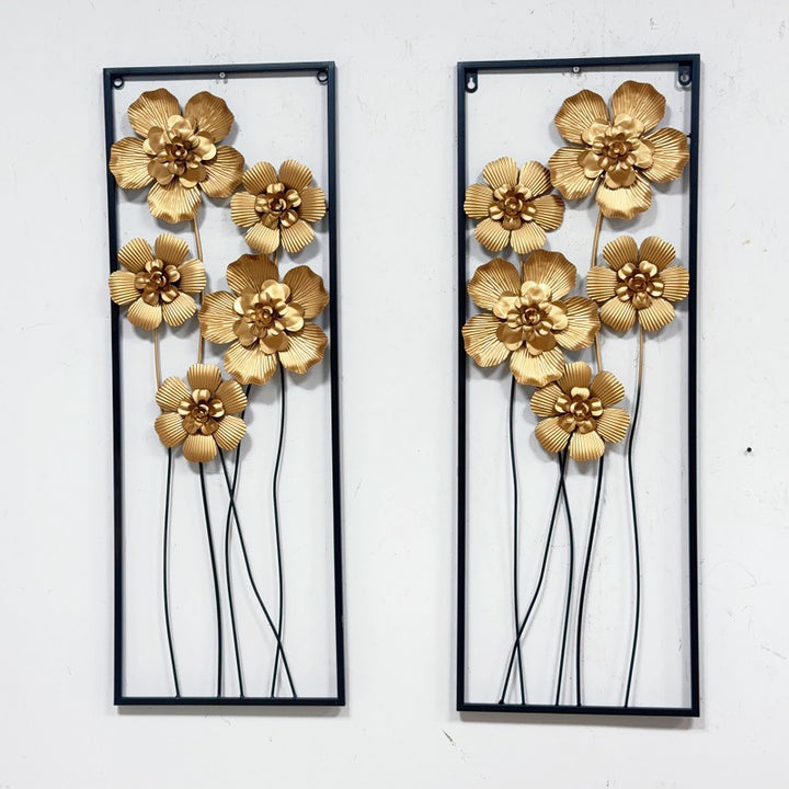 Artistic Floral Wall Metal Decor Bowlift